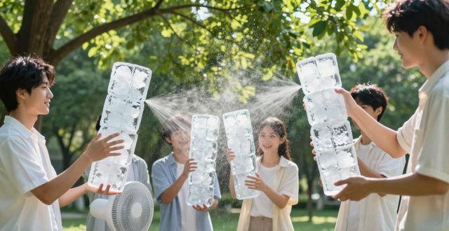大冰块降温方法_余杭区夏季防暑降温大冰块_大冰块户外活动使用时长